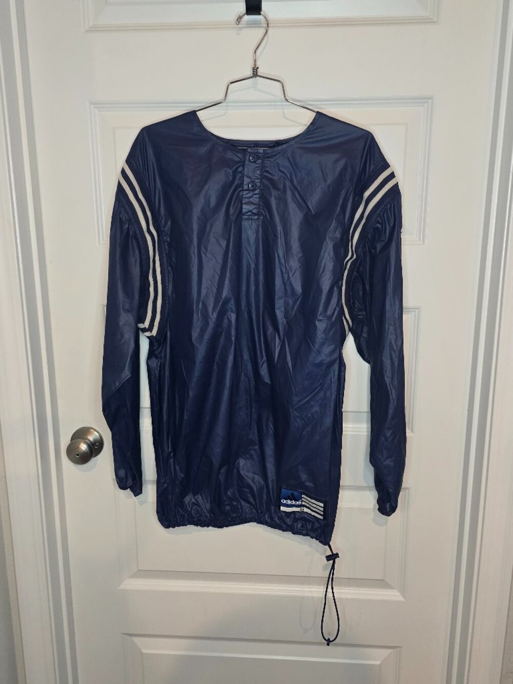 Vintage Adidas Blue Windbreaker